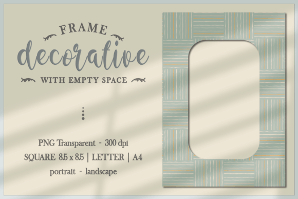 Checked Motif Frame PNG: A Versatile Design Resource for Creative Projects