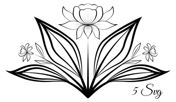 Elevate Designs with Aesthetic Flower SVG Assets