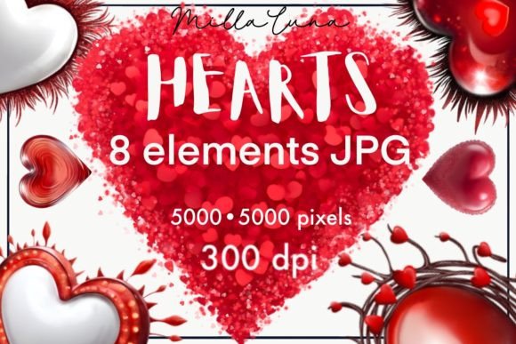 Evaluating Watercolor Heart PNGs for Valentine's Day and Creative Design Projects