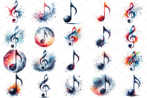 HarmonyNote Watercolor Art Bundle