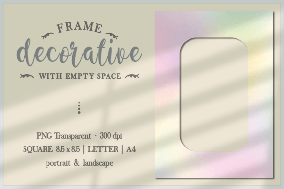 Holographic Gradient Frame PNG: A Versatile Tool for Creative Projects