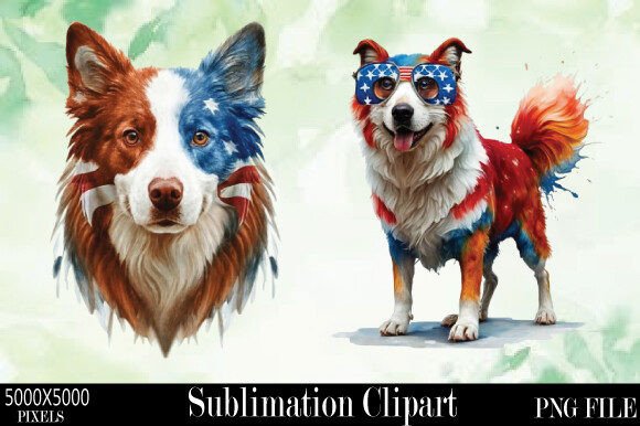 Memorial Day Watercolor Clipart 24