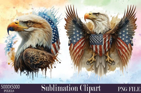 Memorial Day Watercolor Clipart 55