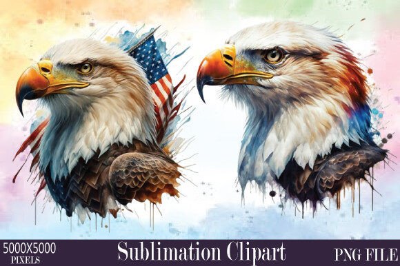 Memorial Day Watercolor Clipart 76: A Versatile Design for Creative Expression