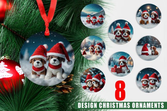 Ornament Christmas Crochet Dog and Christmas Ornaments PNG: A Creative Way to Decorate Your Holiday