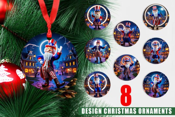 Ornament Uncle Sam: A Festive Design for Creative and Practical Use