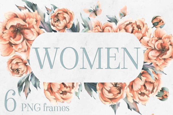 Peonies Watercolor Frames Templates: A Delicate and Elegant Design Collection