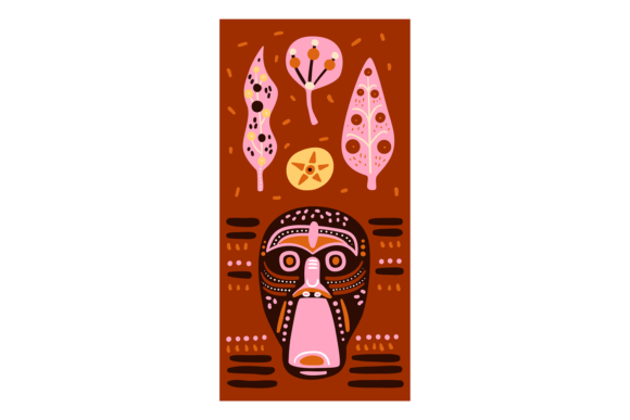 Vertical Poster with Traditional African: A Unique Blend of Art and Culture